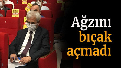 Ağzını bıçak açmadı